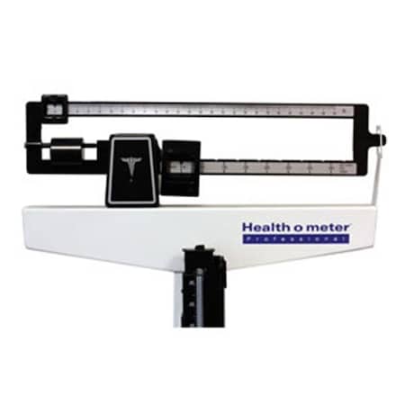 Health O Meter Physician Beam Scale With Height Rod & Wheels